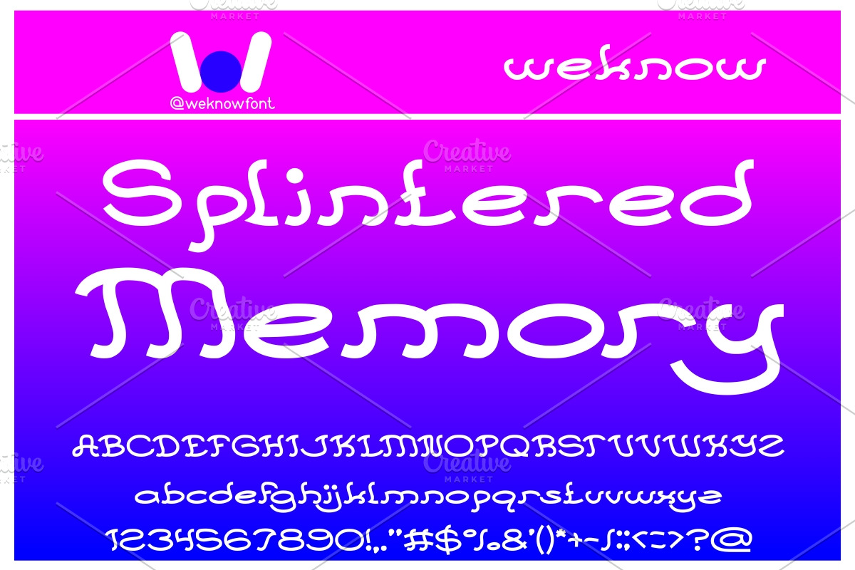 Every Day font, a Font by weknow (Photo 1 of 5)