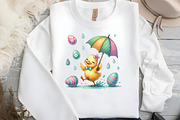 Vintage Easter Duck Sublimation PNG, an Illustration by DreamCafeArt (Thumbnail 4 of 5)