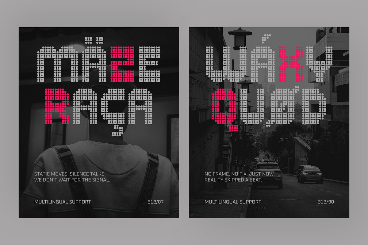 Digifest - Modern Dot Display Sans, a Sans Serif Font by Typia Nesia (Photo 3 of 11)