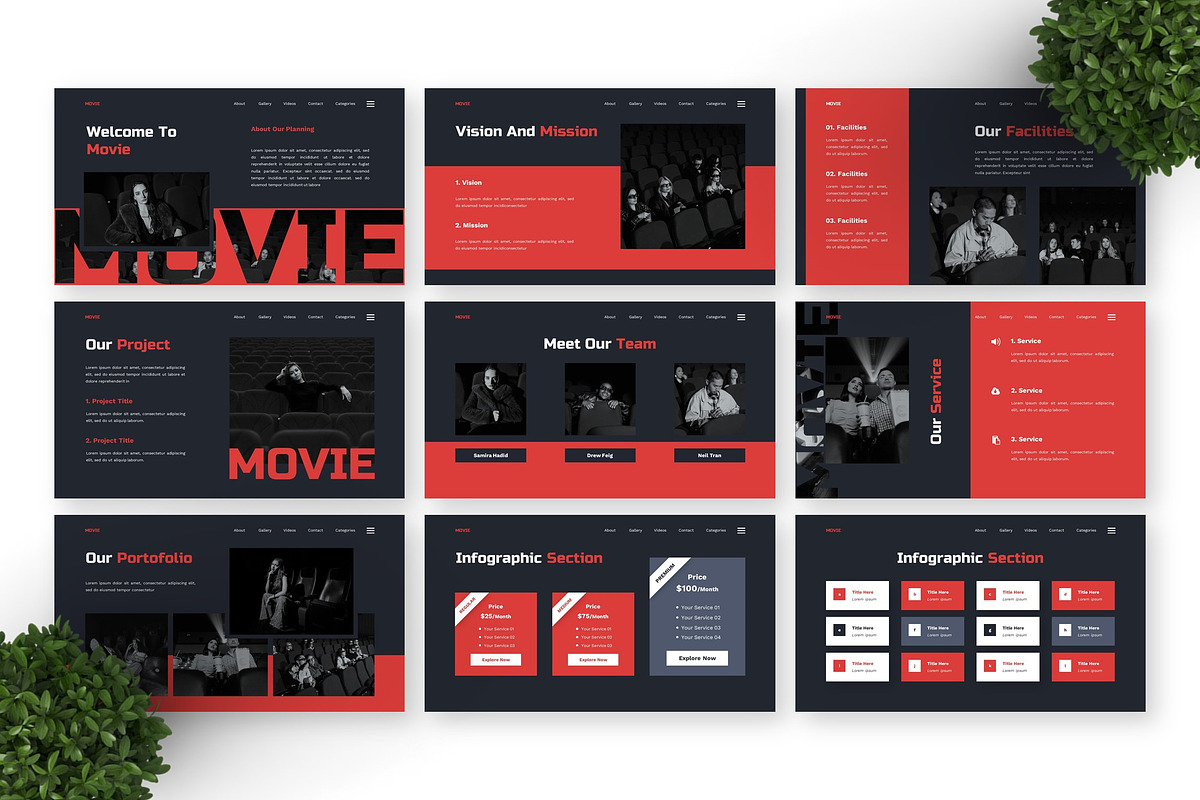 Movie - Cinema Keynote, a Presentation Template by Deepslide Studio (Photo 5 of 6)
