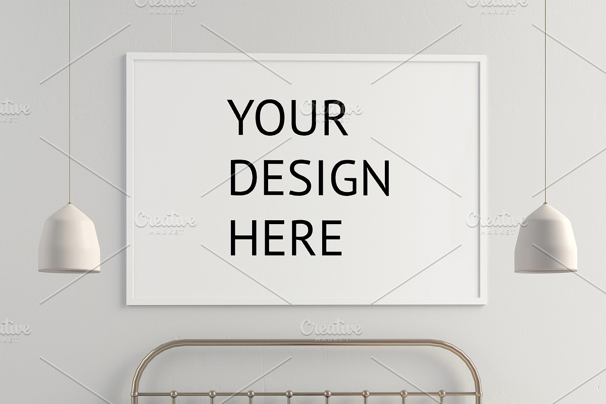 15 bedroom poster mock up, a Household Mockup by ChromiumHeart (Photo 6 of 17)