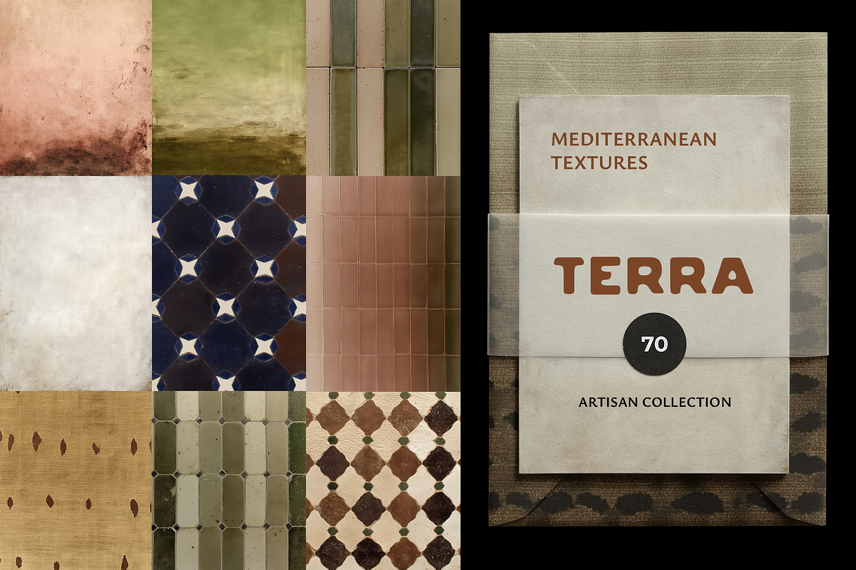 TERRA Earthy Mediterranean Textures, a Texture Graphic by Lana Elanor (Photo 6 of 10)