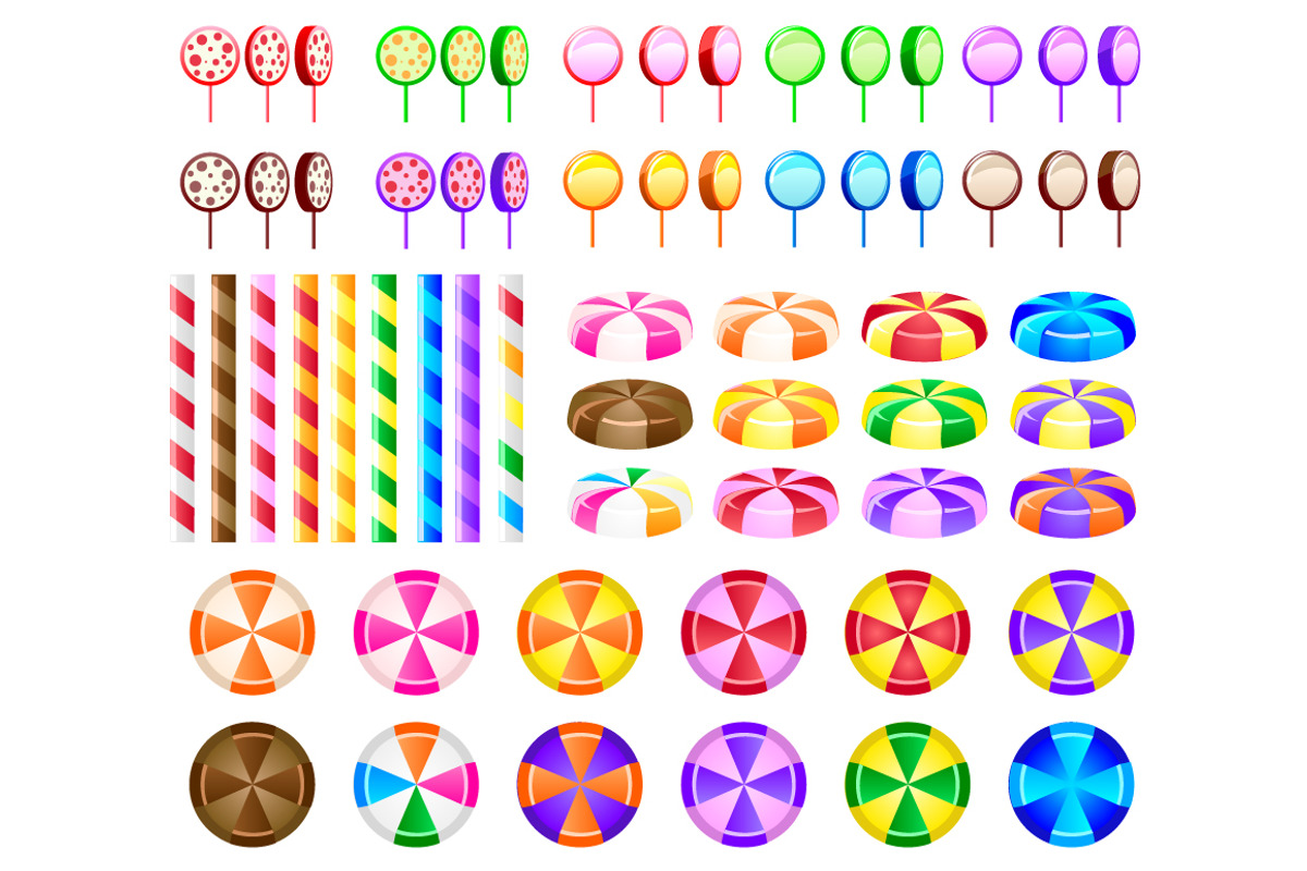Candy Sweet Vector, an Illustration by erkoudesign (Photo 1 of 3)