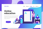 Landing page templates, a Templates & Theme by Creative Graphics (Thumbnail 4 of 12)