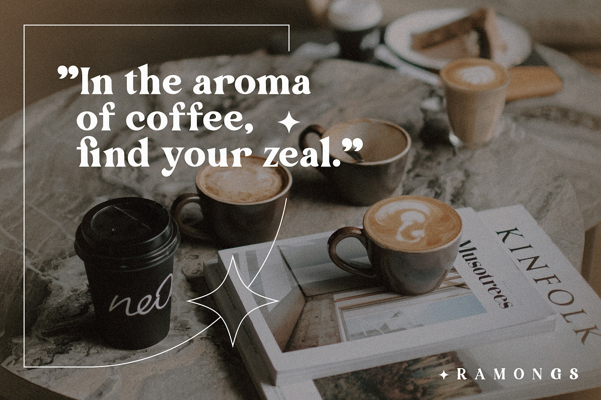 Ramongs - Vintage Serif Font, a Serif Font by Lettermine (Photo 3 of 10)