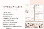 Shopify Theme Pink Fashion Boutique, a Shopify Template by Macarons and Mimosas (Thumbnail 3 of 10)