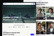 Optimo - Business Consultation Figma, a Landing Page Template by Pentaclay (Thumbnail 2 of 4)