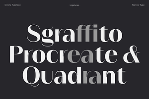 Girona Typeface Elegant Sans Serif