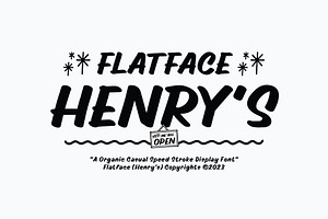 Flatface Henry's