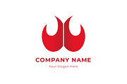 W and Crab Claw Logo Template, a Branding & Logo Template by IndraSign (Thumbnail 1 of 2)