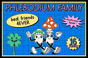 Phlebodium sans serif font 80s 90s, a Sans Serif Font by Fat Hamster (Thumbnail 3 of 9)