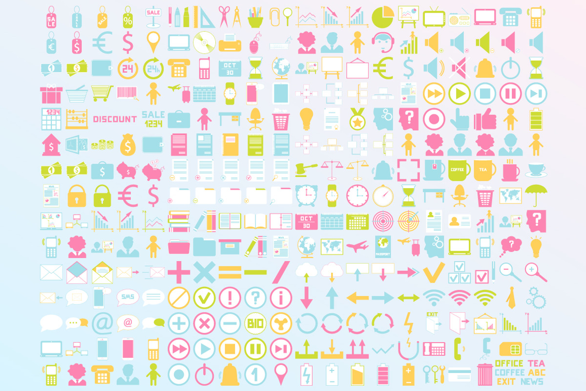 240+ Flat Icons, an Icon by My Sweet Dreams (Photo 2 of 3)