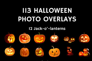 113 Halloween Photo Overlays