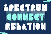 Alatice Futuristic Display Font, a Sans Serif Font by Maulana Creative (Thumbnail 4 of 7)