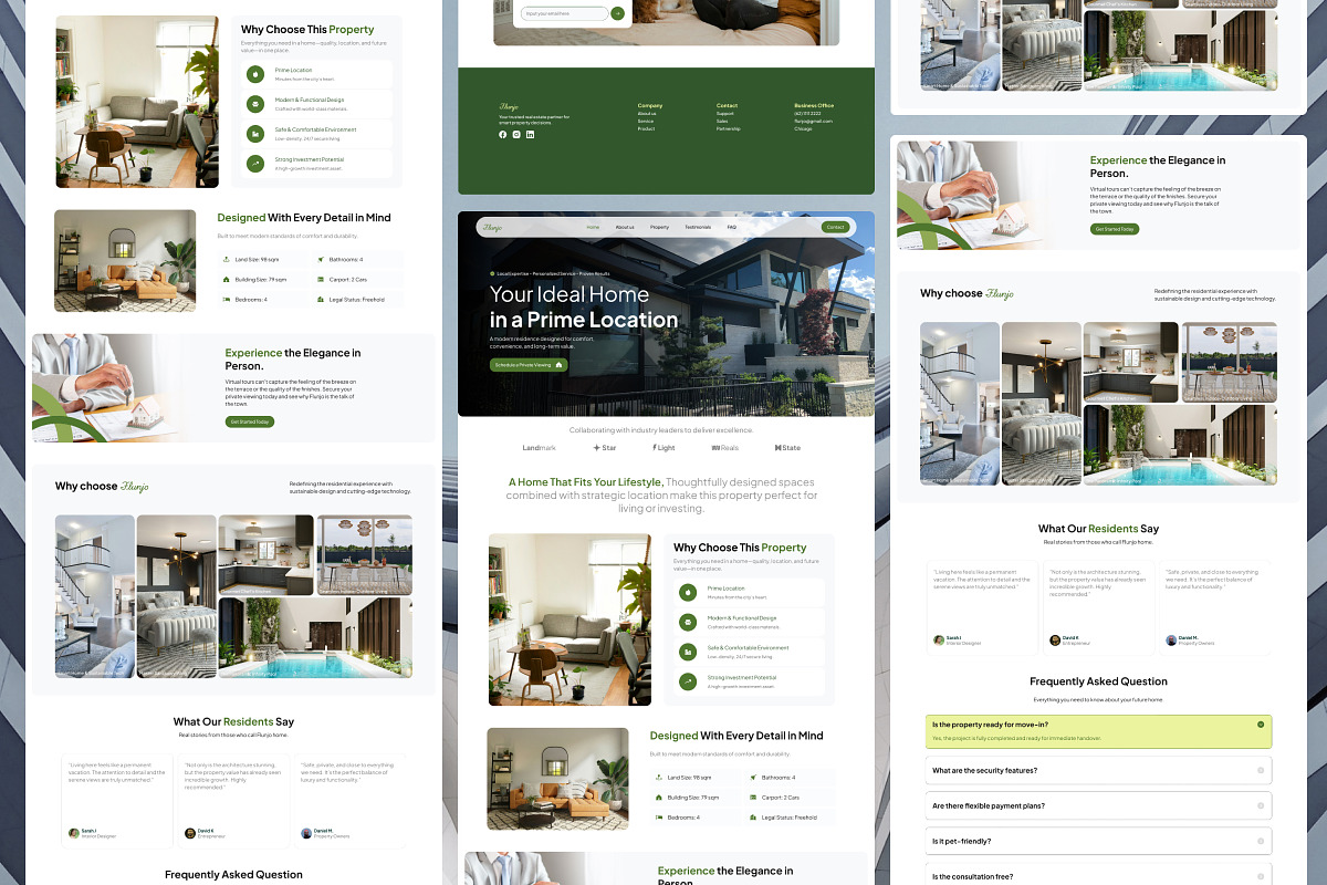 Single Property Landing Page, a Landing Page Template by Font Kingdom (Photo 4 of 5)