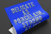 Porcelaine Luxe Font, a Sans Serif Font by Handmadefont (Thumbnail 4 of 10)