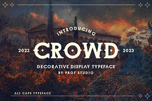 Crowd - Black Letter Typeface
