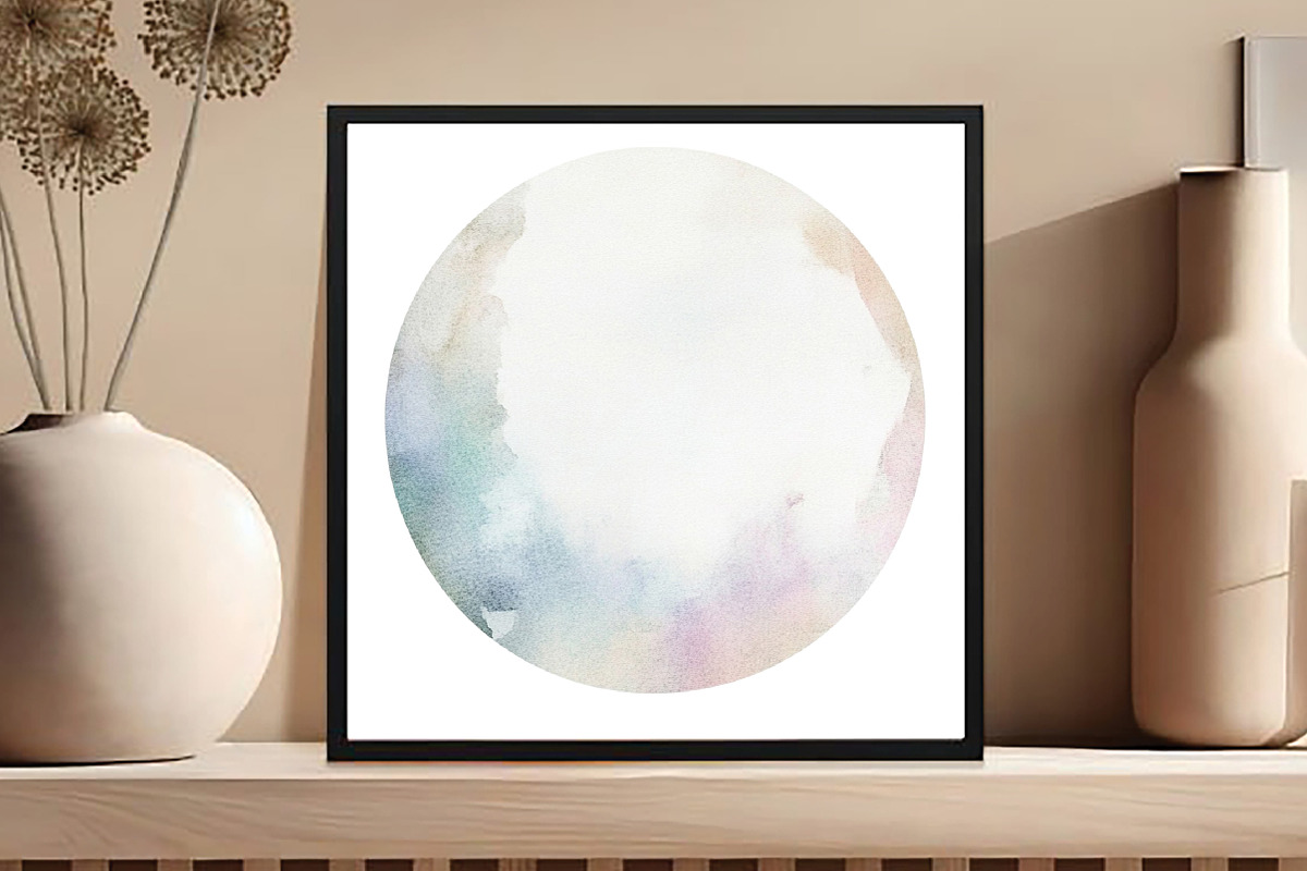 White Watercolor Circles Clipart, an Illustration by DreamCafeArt (Photo 6 of 7)