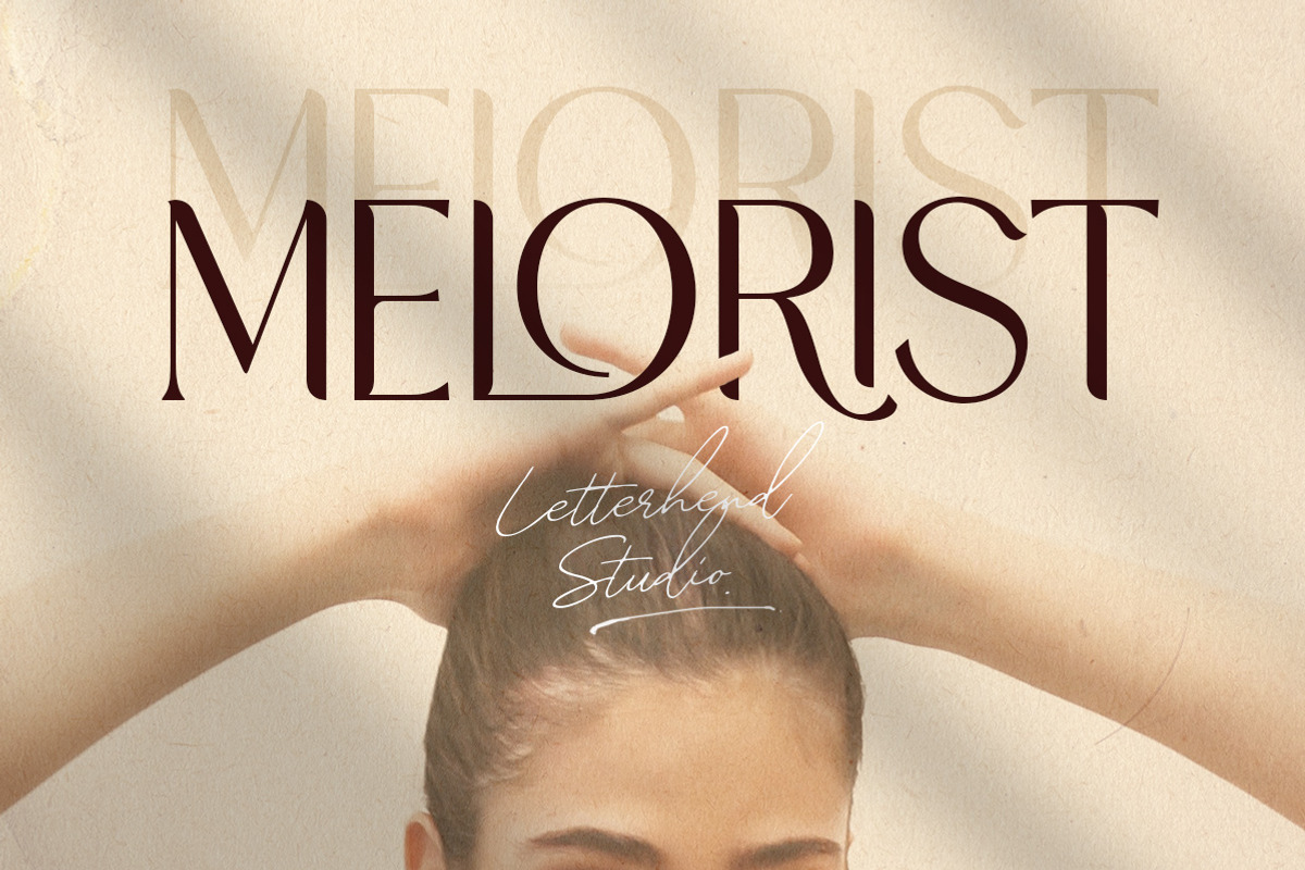 Melorist - Display Ligature Font, a Sans Serif Font by Letterhend Studio (Photo 1 of 10)