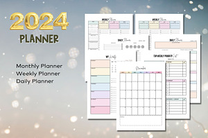 2024 Planner - Canva Template