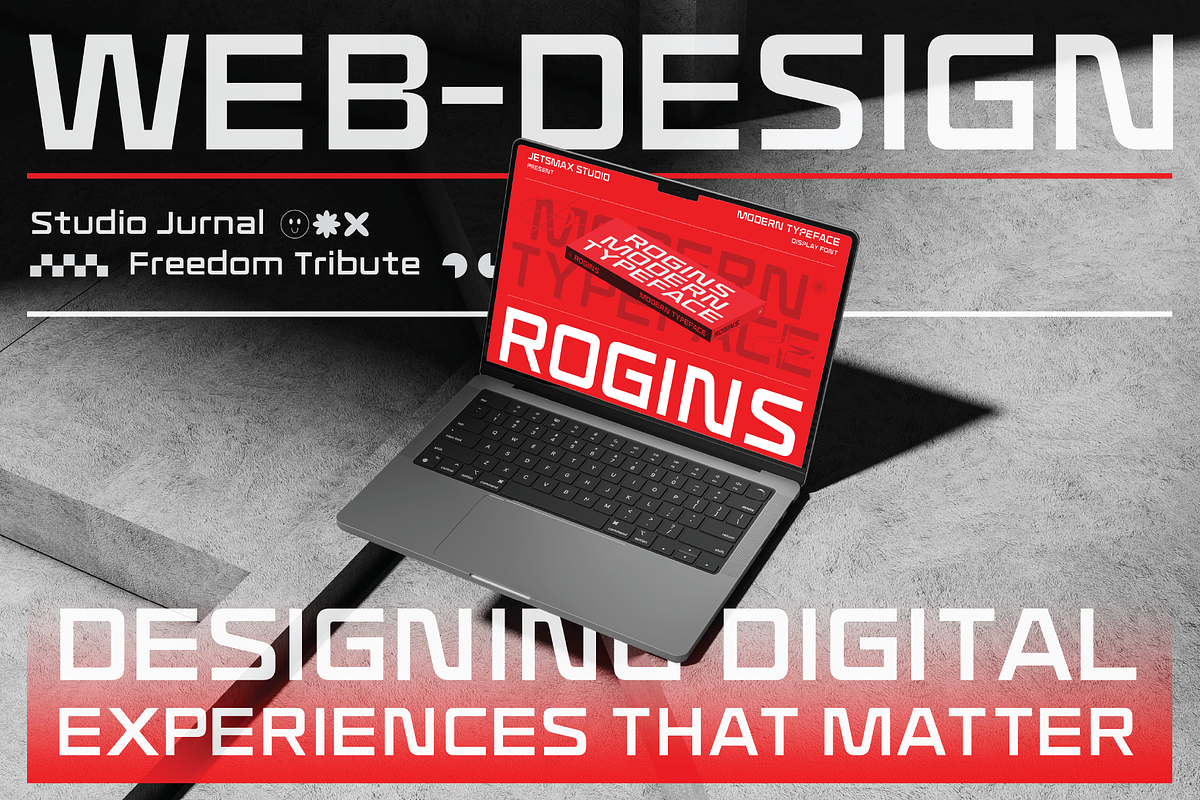 Rogins, a Sans Serif Font by Jetsmax® Studio (Photo 2 of 10)