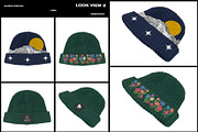 Ribbed Knitted Beanie - Mockup, a Hat Mockup by DaldSgh (Thumbnail 4 of 9)