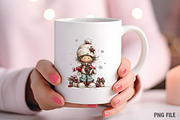 Christmas Kids Clipart Bundle, an Illustration by Craft Nest (Thumbnail 6 of 6)