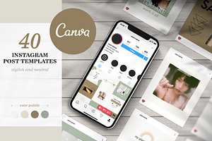 Instagram Post Templates for Canva.