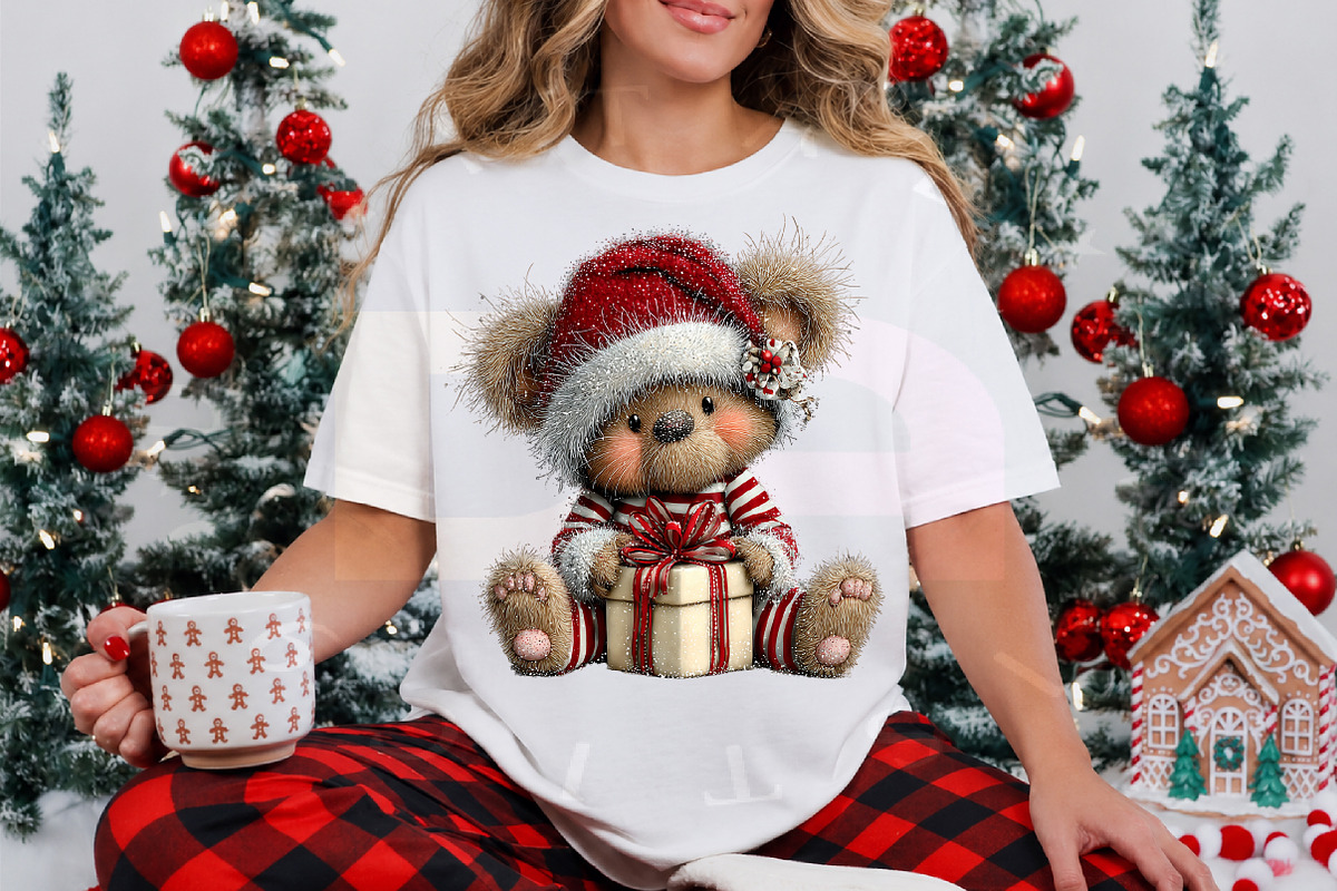 Whimsical Christmas Bear Clipart, a Transportation Illustration by Digital Artistic99 (Photo 6 of 7)