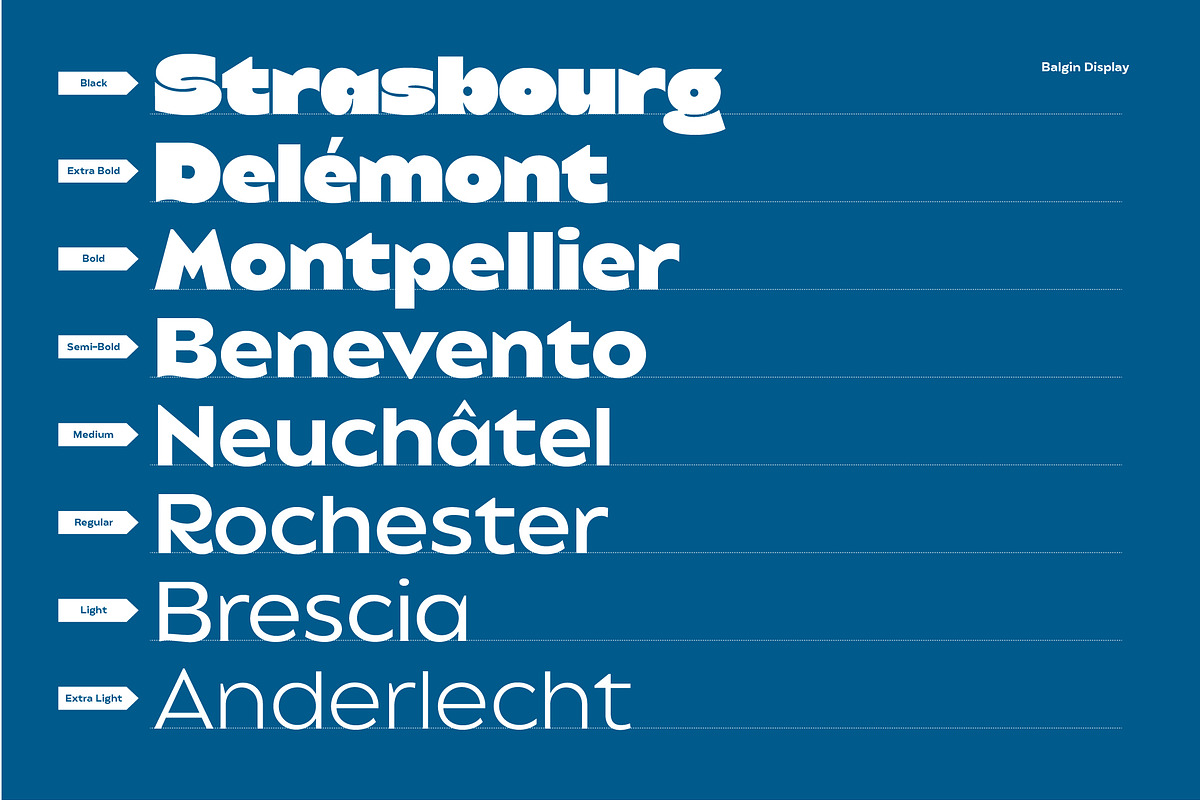 Balgin Font Family, a Sans Serif Font by Sundance Tipografia (Photo 7 of 22)