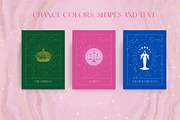 Major Arcana Tarot Card Templates, a Card Template by Marketello Studio (Thumbnail 5 of 8)