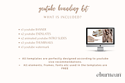 Brown YouTube Branding Kit Canva, a Social Media Template by Studio Eburnean (Thumbnail 3 of 5)
