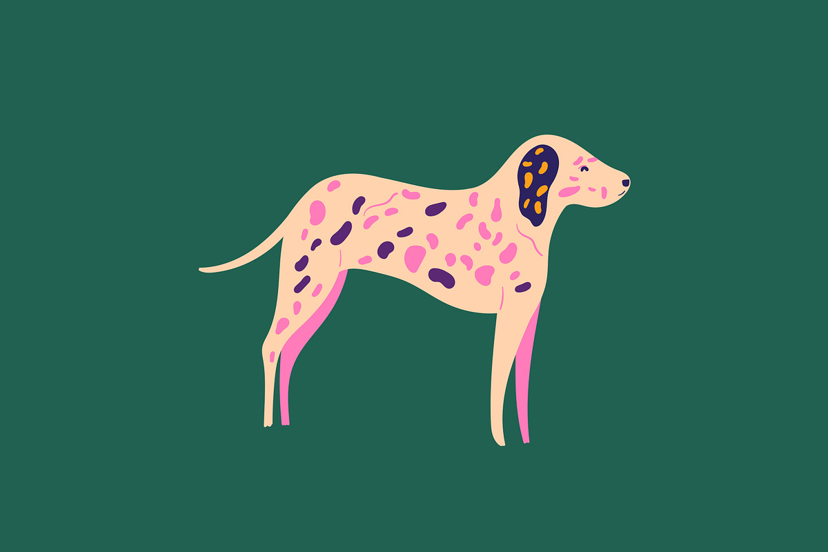 Hand drawn Dogs collection, an Animal Illustration by MoleskoStudio (Photo 24 of 26)