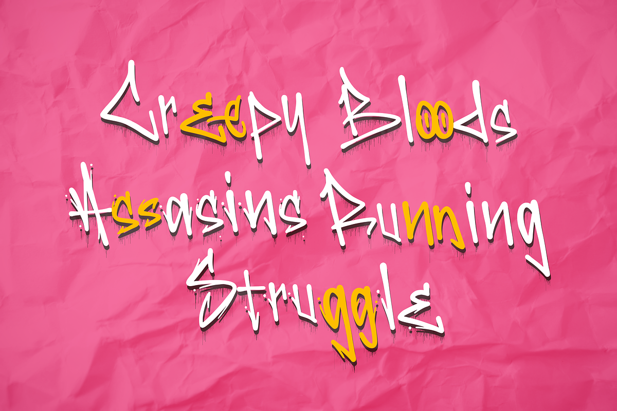 Soul Doubt Font, a Script Font by Allouse Studio (Photo 3 of 13)