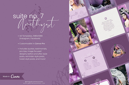 Amethyst | Witchy Social Templates