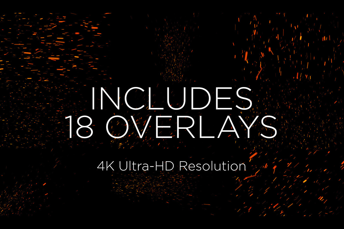 Fire Ember Overlays - Video Pack, a Background Graphic by Enchanted Studios (Photo 2 of 4)