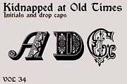 Kidnapped at Old Times 34,, a Blackletter Font by Intellecta Design (Thumbnail 1 of 5)