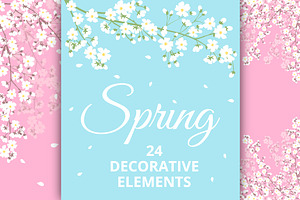 Spring Bundle Blossoming Branches
