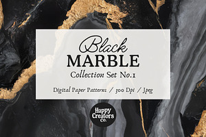 Black Marble Texture Patterns 1