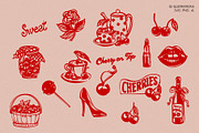 Cherry On Top, a Food Illustration by Anna Babich (Thumbnail 4 of 6)