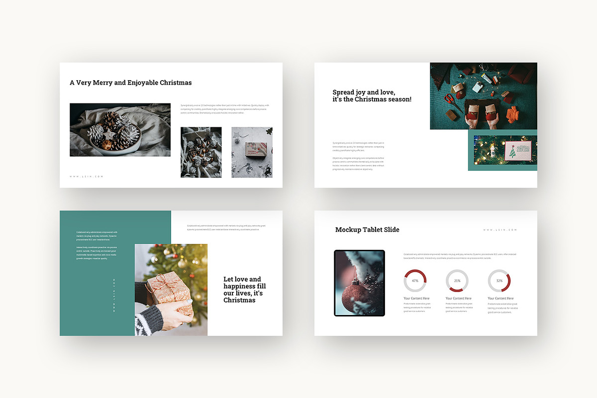 Lsin : Holiday Promo Powerpoint, a Presentation Template by Punkl Camp (Photo 4 of 16)