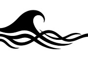 Minimal Wave Silhouette, an Object Graphic by Designer_Momina (Thumbnail 1 of 18)
