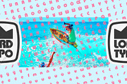 Zippers — Retro Surfy Display Font, a Font by Mikey Weeks (Thumbnail 4 of 8)