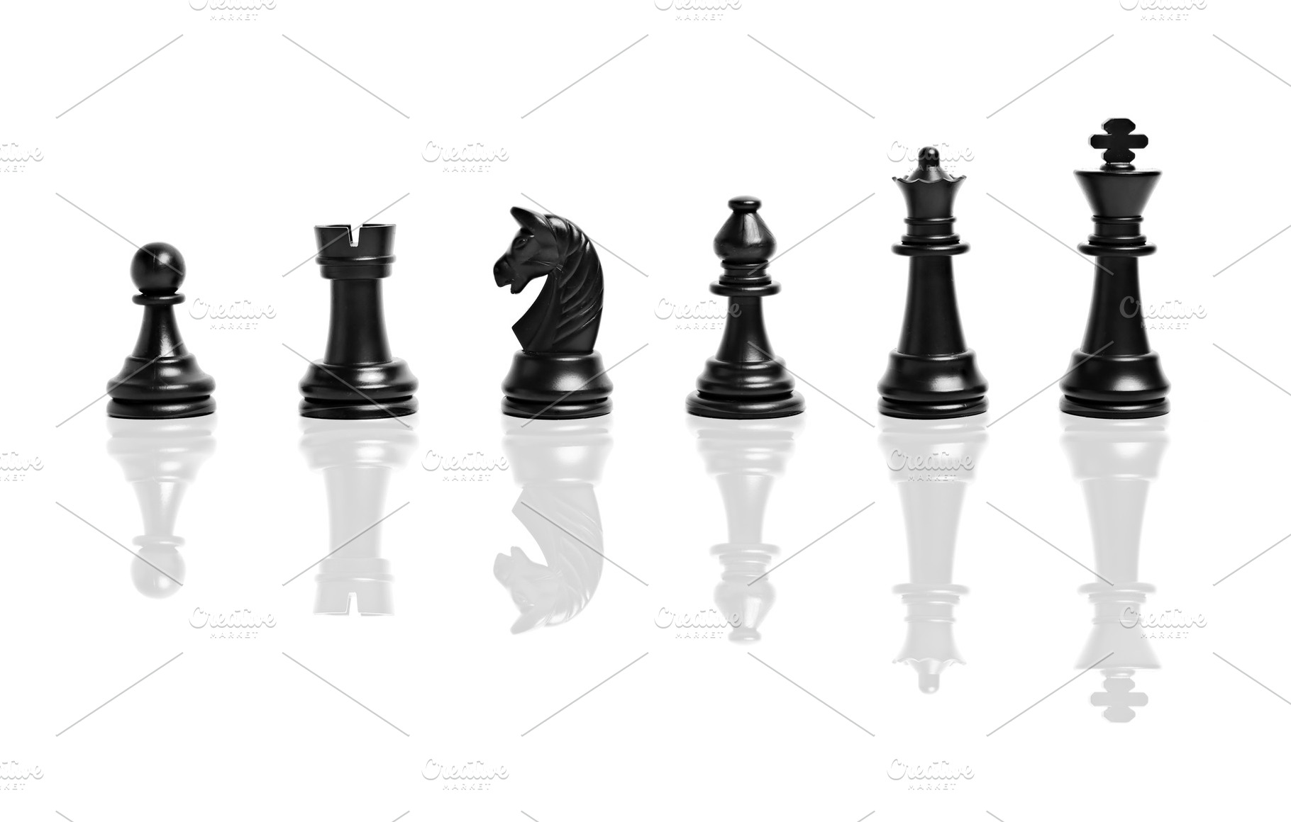 Chess figures isolated, a Photo by saiko3p