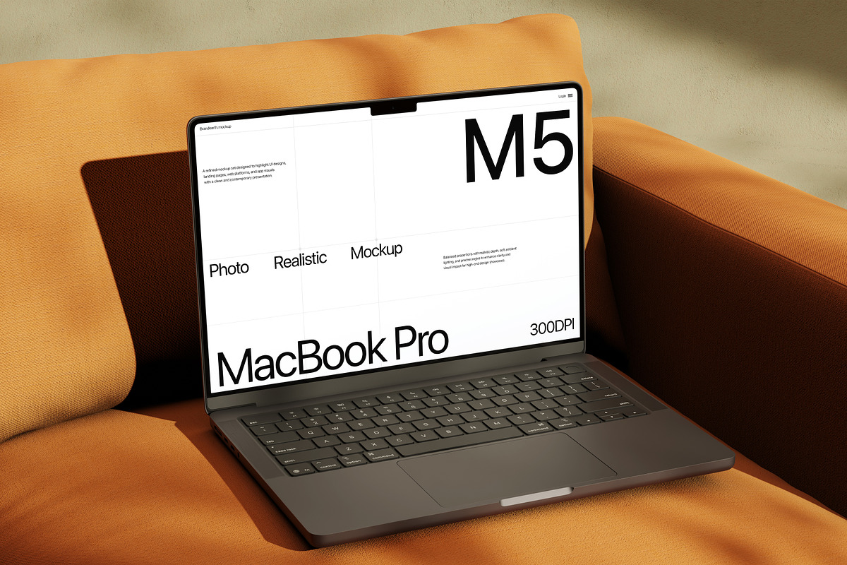 Macbook Pro Laptop Mockup, a Mac Mockup by Brand Earth (Photo 2 of 4)