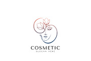 Beauty Cosmetic Logo Template, a Branding & Logo Template by HueNestify (Thumbnail 1 of 2)
