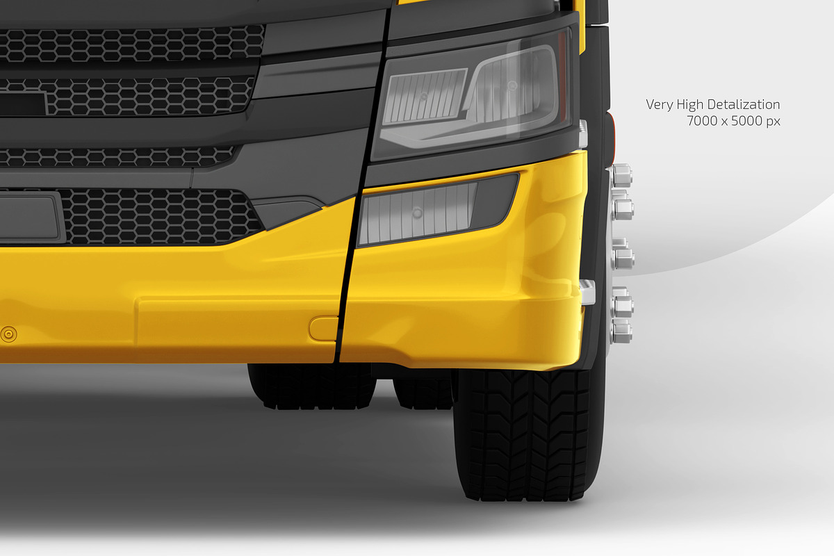 Tank Trailer Truck Mockup Set, an Advertising Mockup by Country4k (Photo 3 of 4)