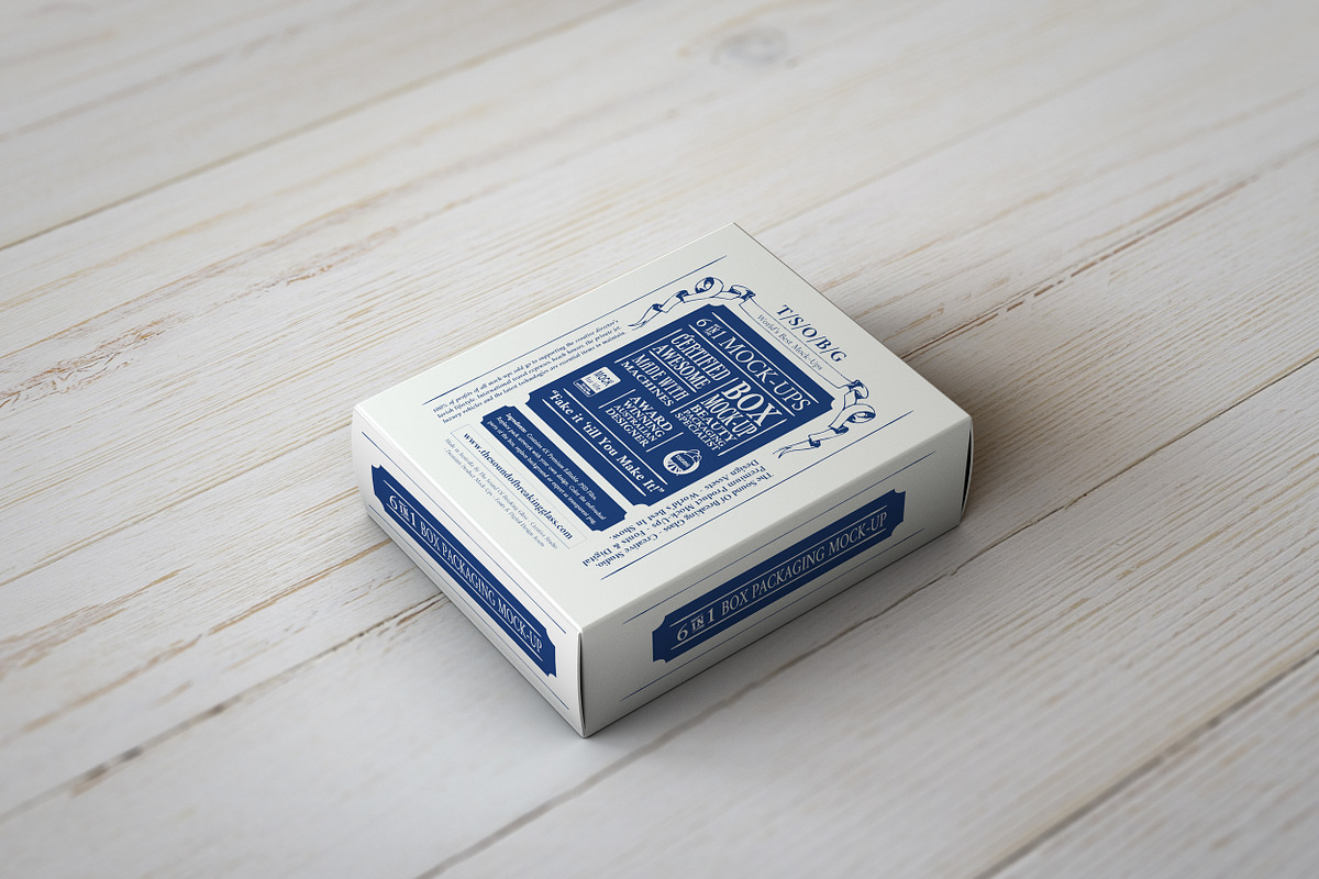 Deluxe Paper Box Mock-Up, a Packaging Mockup by TSOBG (Photo 15 of 25)
