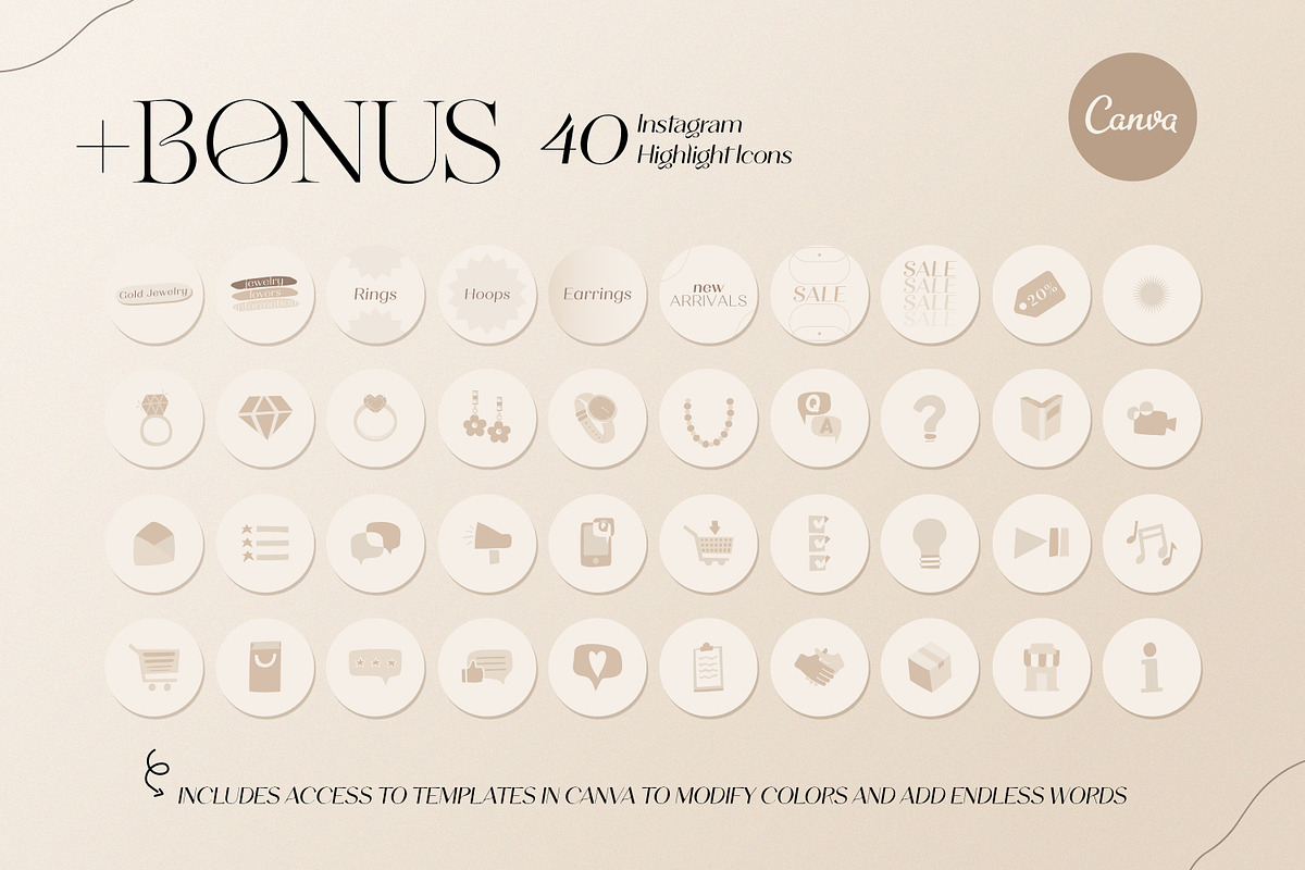 Jewelry Instagram Templates | CANVA, a Social Media Template by Wildnun Studio (Photo 24 of 26)