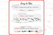 Arrow Doodles - Dingbats Font, a Symbol Font by WADLEN (Thumbnail 4 of 7)